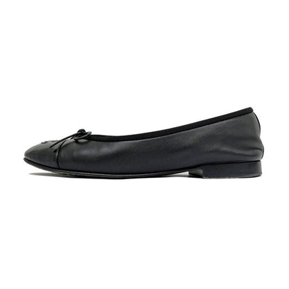 Chanel Valerie Nash Black Ribbon Size 36 C Shoes
