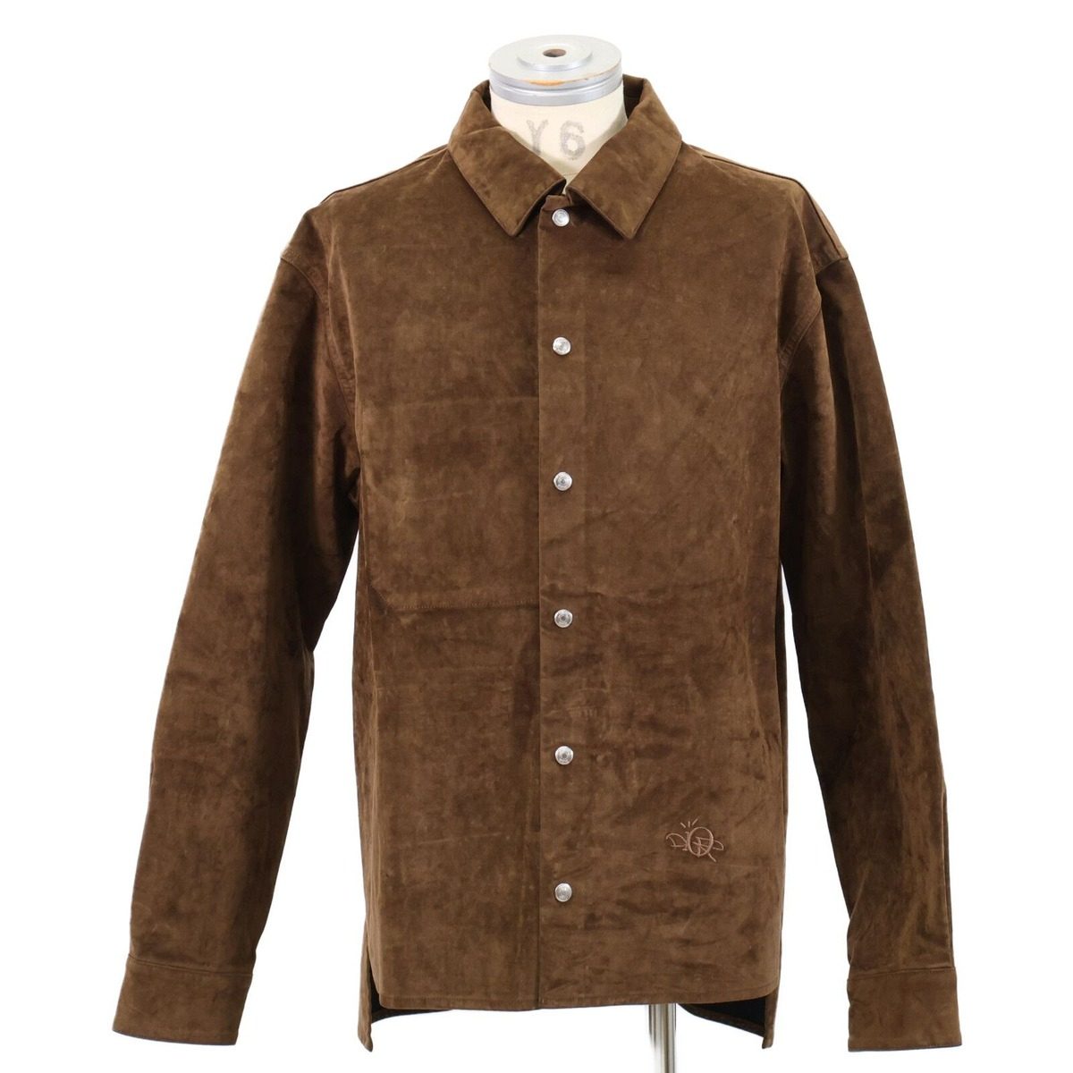 Dior Jack Logo Embroidered Velvet Oversize Shirt 52