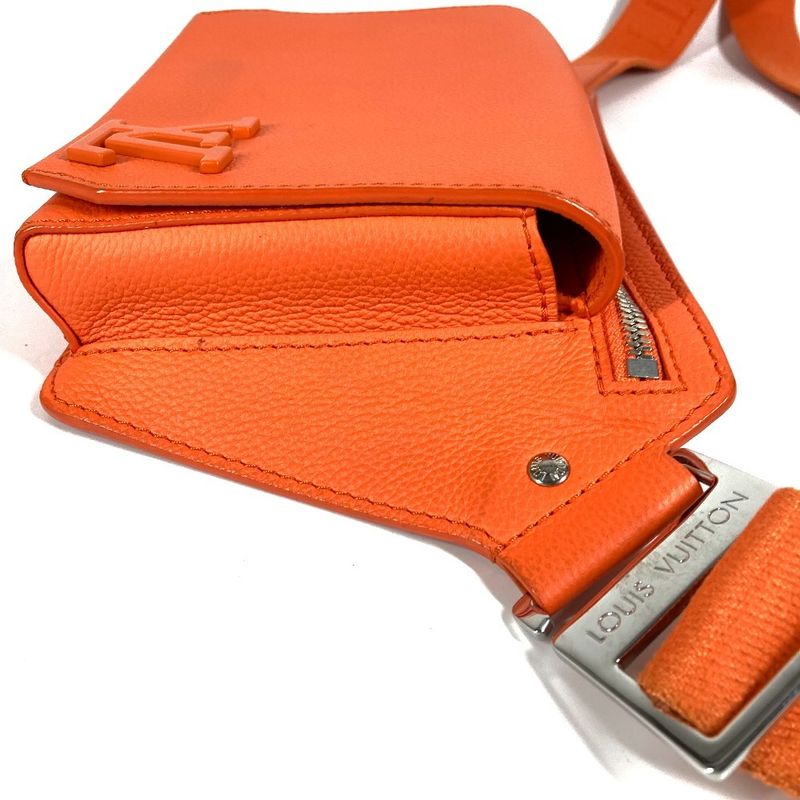 Louis Vuitton Body Bag Bum Bag NV M59625 Taurillon Leather Orange