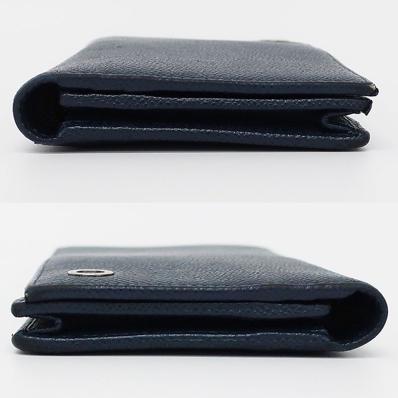 Bulgari Long Wallet BB MAN Wallet Bifold Bvlgari Man Navy-silver-hardw