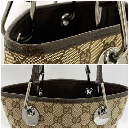 Gucci Tote Bag Beige Brown
