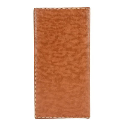 Loewe Wallet Leather Brown Slim Card Case Logo Women Loewe