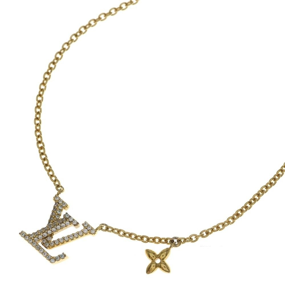 Louis Vuitton LV Iconic Necklace Pendant Chain Gold