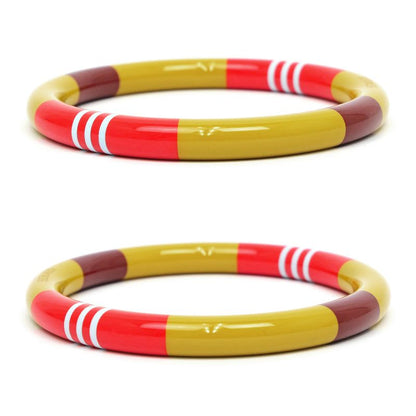 Hermes Bangle H Equipe Mustard Series S Accessories - Accessories
