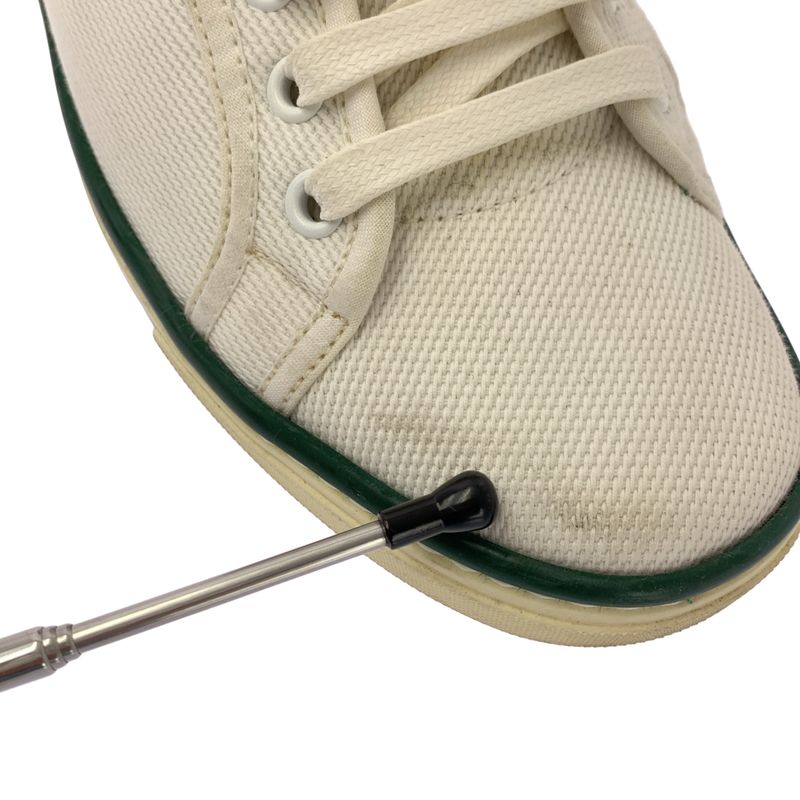 Gucci Sneakers - Canvas And Leather Sherry Line Sneakers - 23 - White - Women's