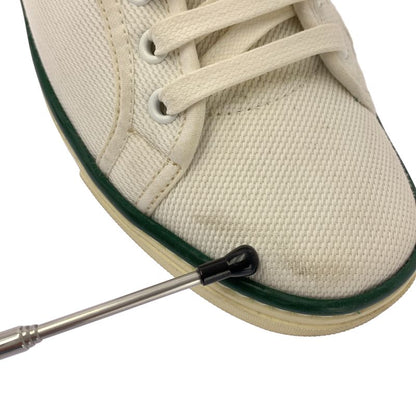 Gucci Sneakers - Canvas And Leather Sherry Line Sneakers - 23 - White - Women's