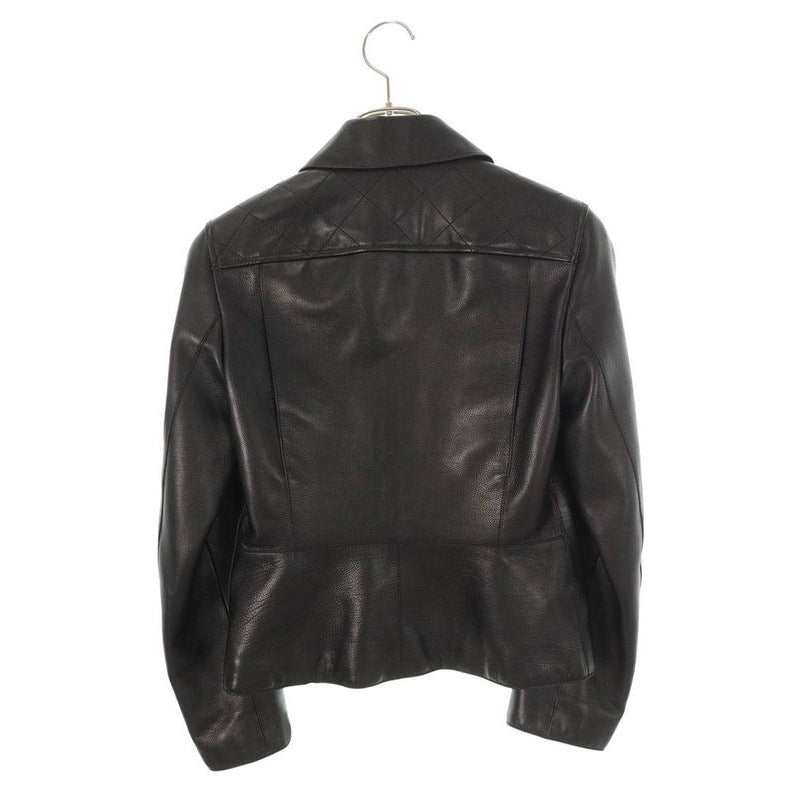 Hermes 36-7013 Serie Button Calfskin Rider Leather Ther Jacket 34 — view 2
