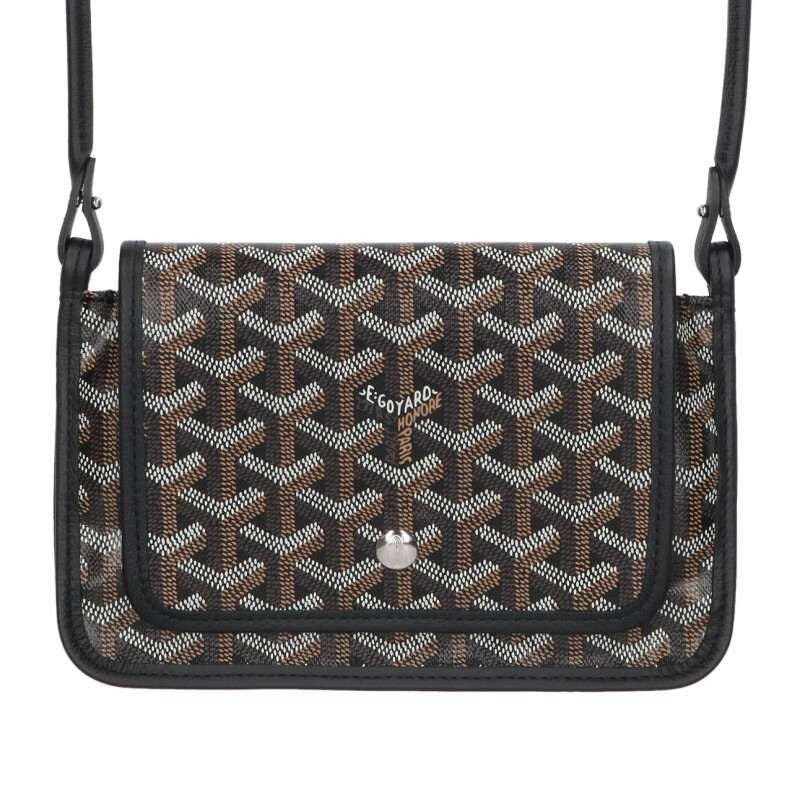 Goyard Pochette Plumet Canvas Pouch Wallet Shoulder Bag