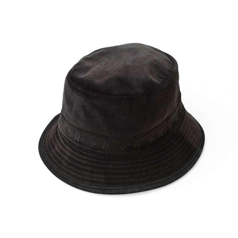 Hermes Hat Bucket H Logo Black 57