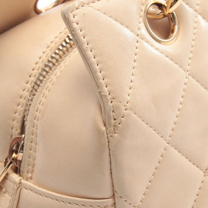 Chanel Shoulder Bag Quilted Cream Lambskin Coco — view 8