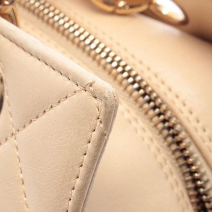 Chanel Shoulder Bag Quilted Cream Lambskin Coco — view 10