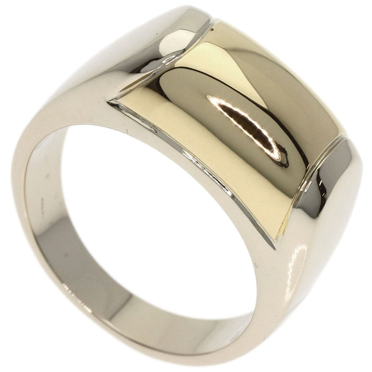 Bvlgari Tronchetto Ring 18k Yellow Gold 18k White