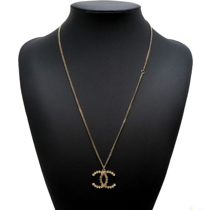 Chanel Coco Mark Rhinestone Necklace