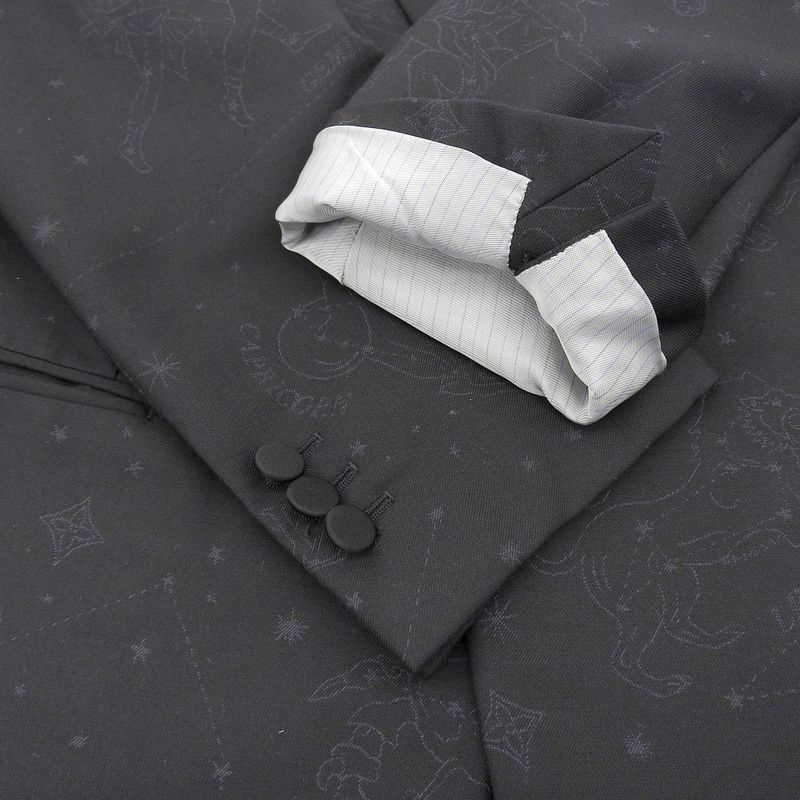 Louis Vuitton 2019 Item Hgcd3e LV Monogram Wool Silk 12 Constellations Dress