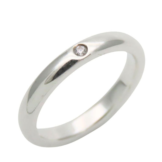 Tiffany & Co Ring Stacking Band Diamond Silver Elsa Peretti