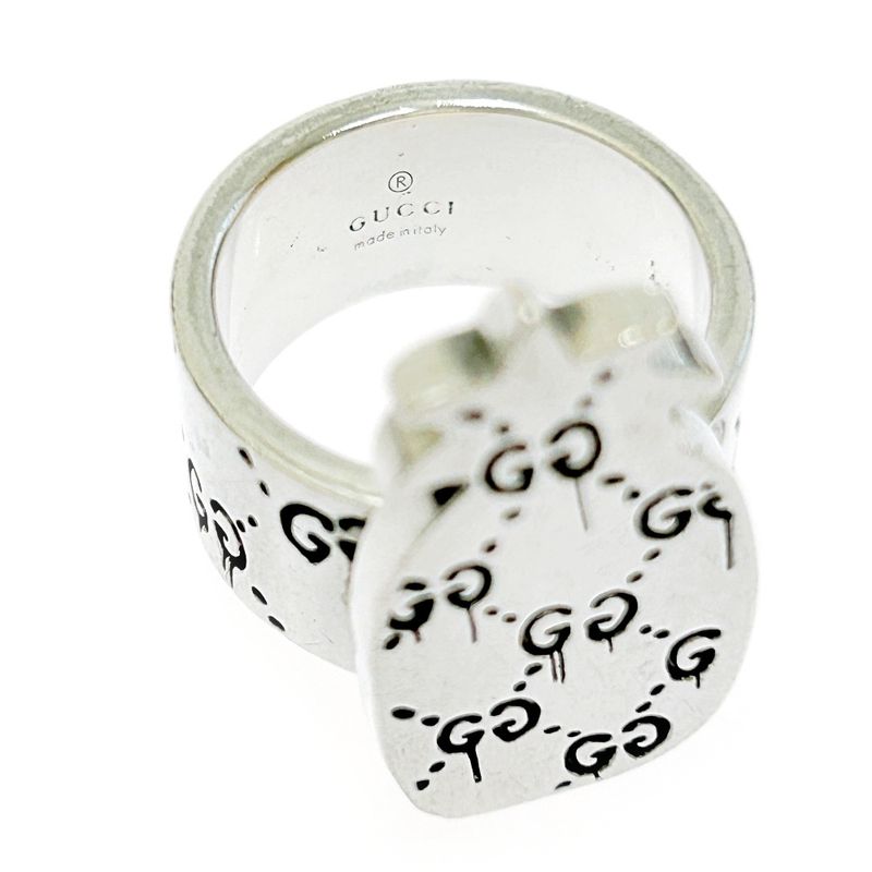 Gucci Silver Ghost Pineapple Ring 23.8g 925 Engraved 307541 Ring