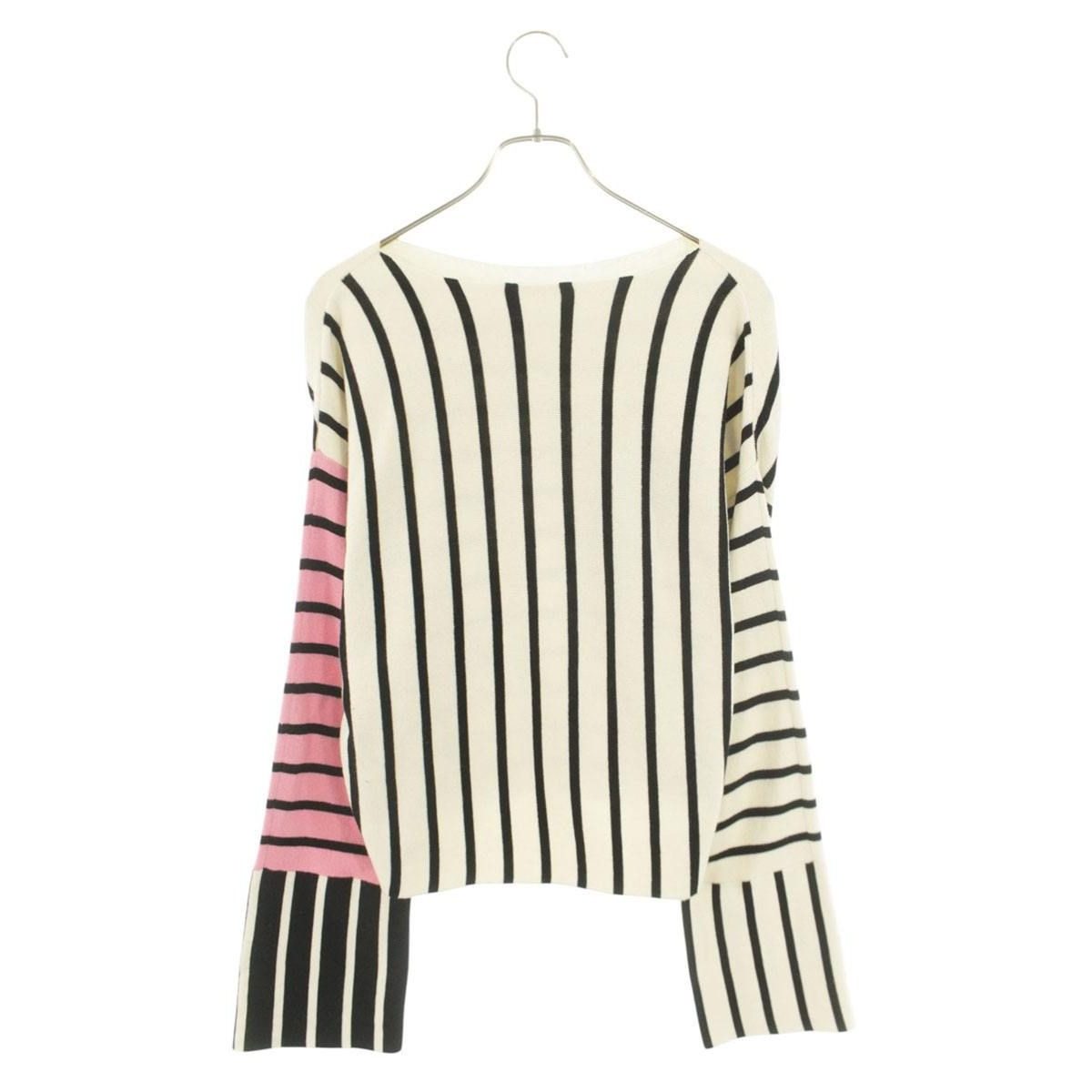 Celine 2 Border Knit Sweater — view 2