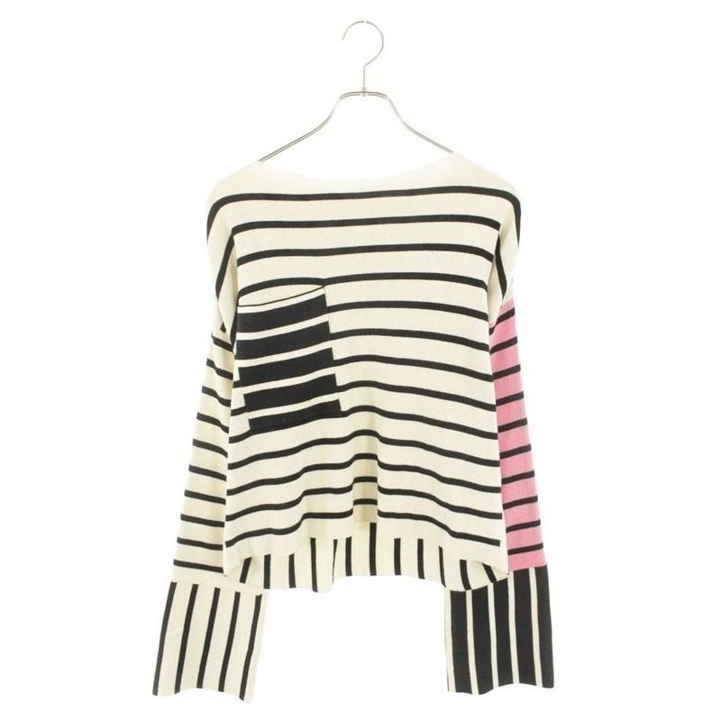 Celine 2 Border Knit Sweater