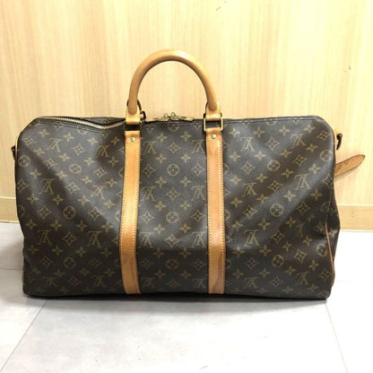 Louis Vuiiton Louis Vuitton Monogram Keepall 50 Bandouliere M41416 Boston Bag