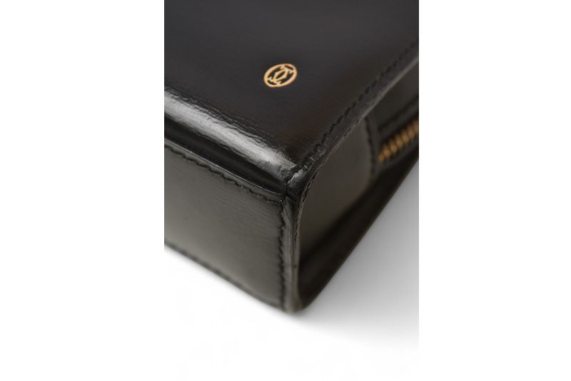 Cartier Clutch Bag Pasha Line Cartier Vintage Men's Second Bag L1000208 Leather