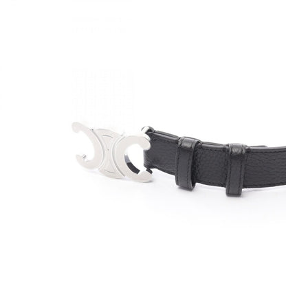 Celine Belt Triomphe Large Black Leather — view 2
