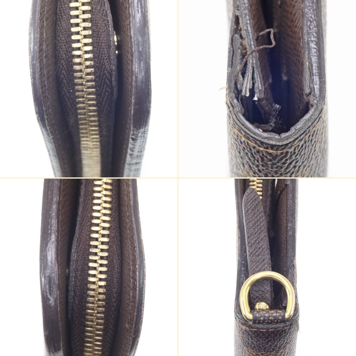 Louis Vuitton Damier Portefeuille Insolite Long Wallet with Initials