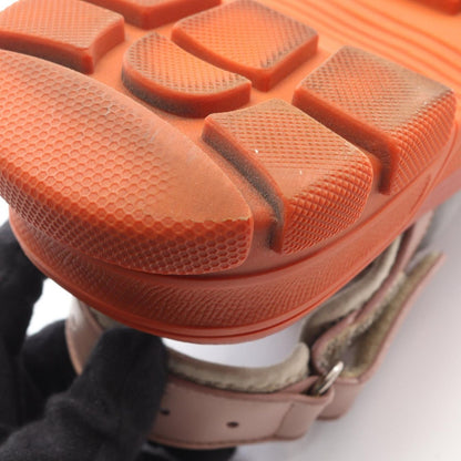 Gucci Sandals Pink Orange Leather B — view 9