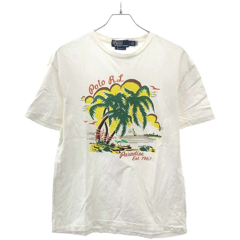 Polo Ralph Lauren Polo Ralph Lauren Prada Ise Print T-Shirt White S