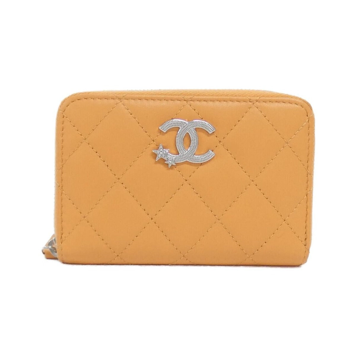 Chanel Coin Case Silver