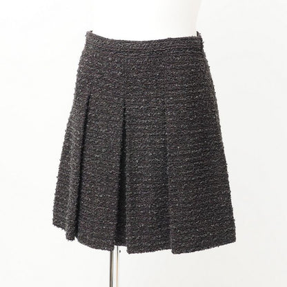 2022Gucci Skirt Size 44 Tweed Pleated Skirt Made In Italy 20240911 Ra1034-2