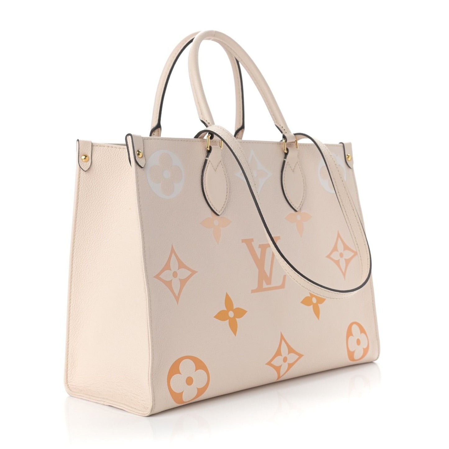 Louis Vuitton On The Go Tote Empreinte By The Pool Onthego MM Cream