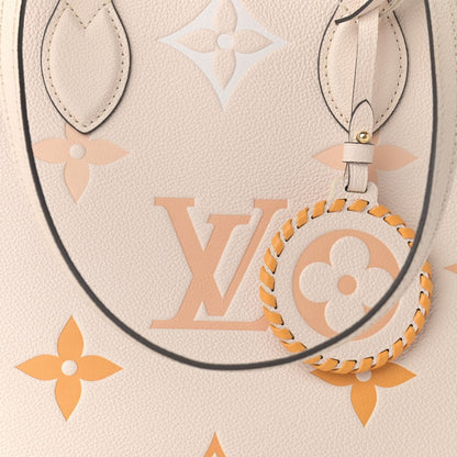Louis Vuitton On The Go Tote Empreinte By The Pool Onthego MM Cream