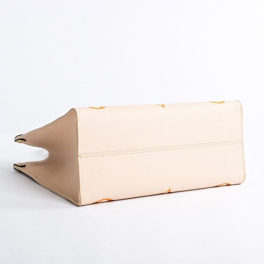 Louis Vuitton On The Go Tote Empreinte By The Pool Onthego MM Cream