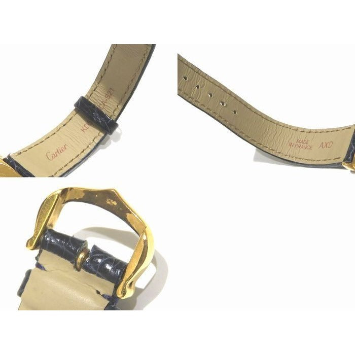Cartier Vintage LM Manual Winding Watch 18K Yellow Gold — view 3