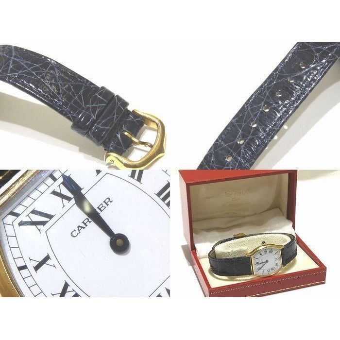 Cartier Vintage LM Manual Winding Watch 18K Yellow Gold — view 4