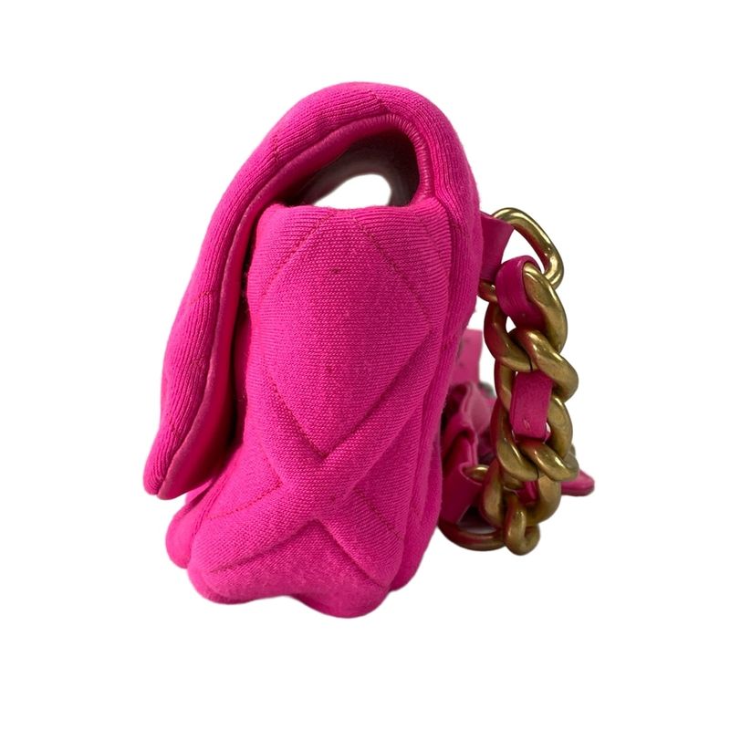 Chanel Waist Pouch Chanel 19 Pink Chain Belt / Flap Bag / 3 Color Hardware