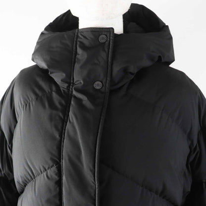 Hermes 2024 4h0178dr Crudo Cell Patch Hooded Down Jacket Black 34 With Hangers
