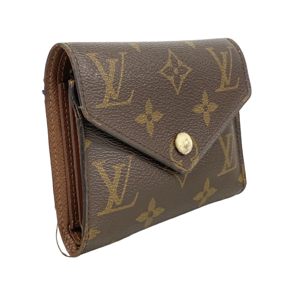 Louis Vuitton Trifold Wallet Monogram Portefeuille Victorine Brown — view 2