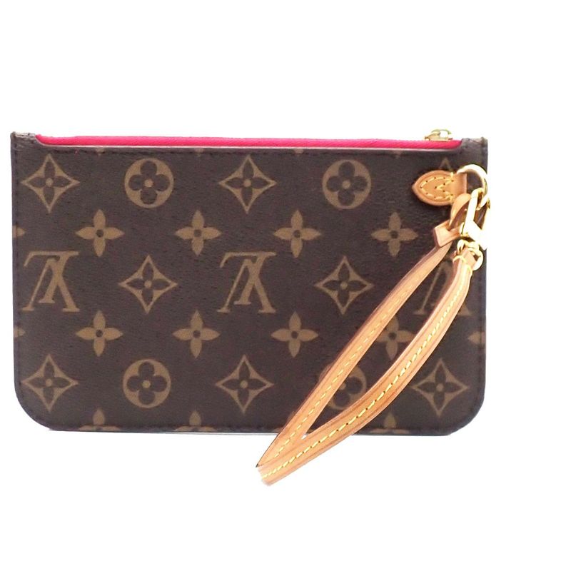 Louis Vuitton Neverfull Pouch Monogram Pink 34ka714