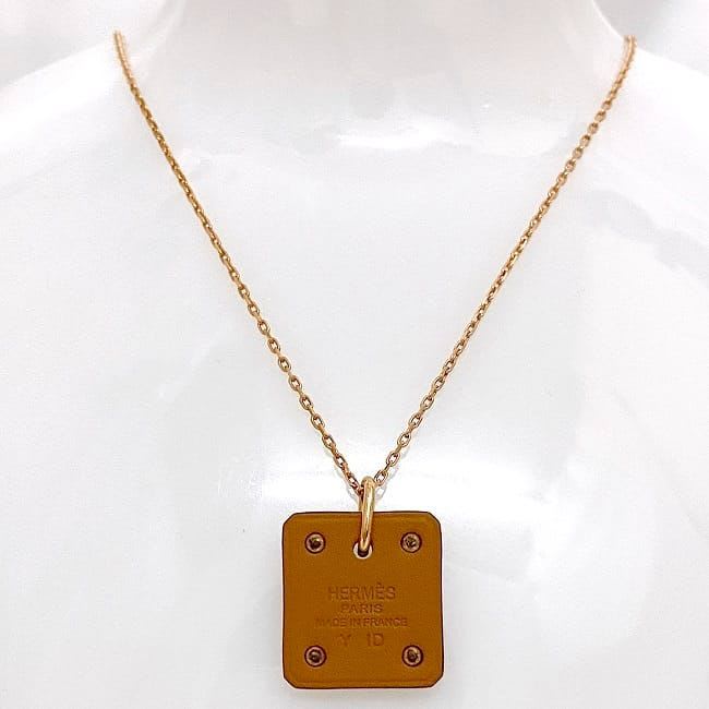 Hermes Necklace Asieur de Coeur PM Pink