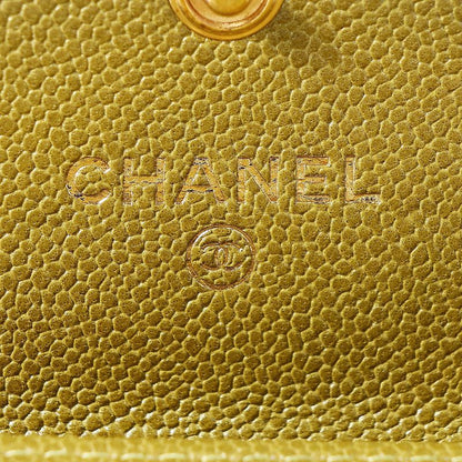 Chanel CARD CASE BOY Chanel CARD CASE Green