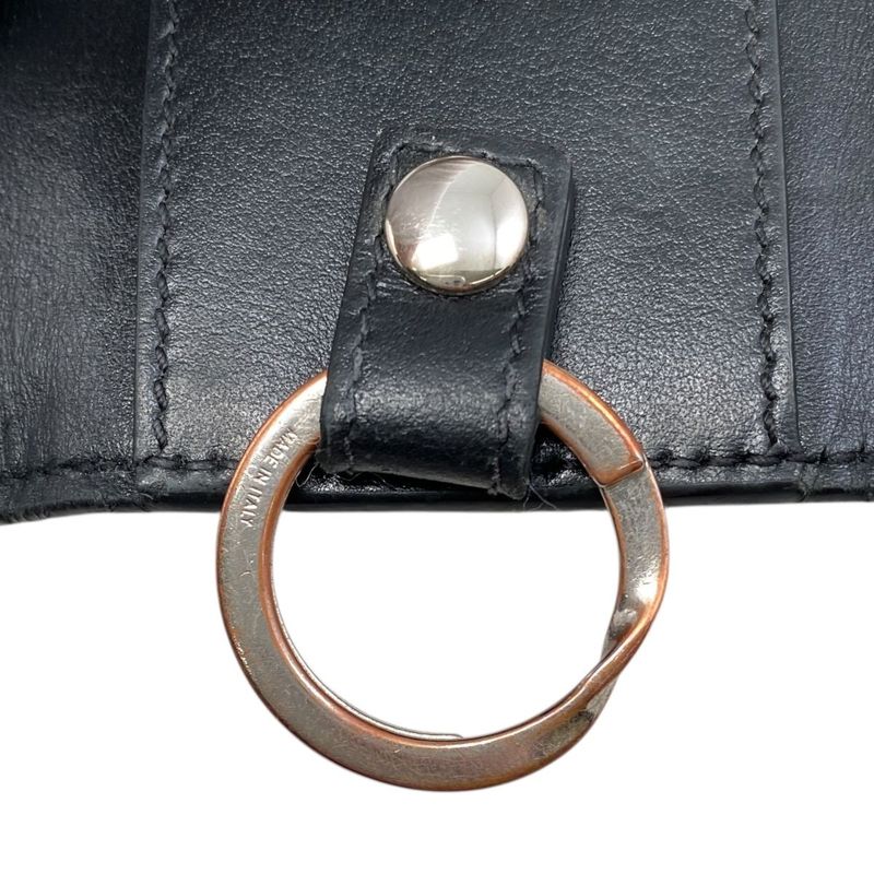 Em0553 Gucci Key Case Men's 625565 GG Embossed 6-ribbon Black