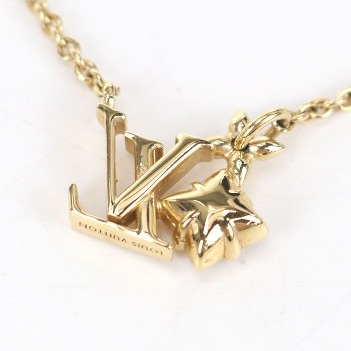 Louis Vuitton Collier Lou Glam M00783 Necklace Metal Ladies