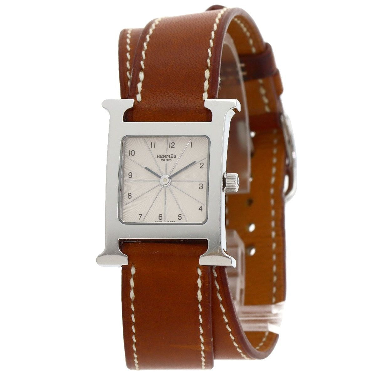 Hermes Watch Double Tour SS Leather