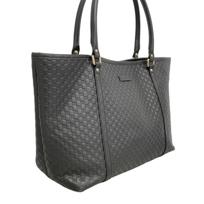 Gucci Tote Micro Guccissima Leather Black Gold — view 2
