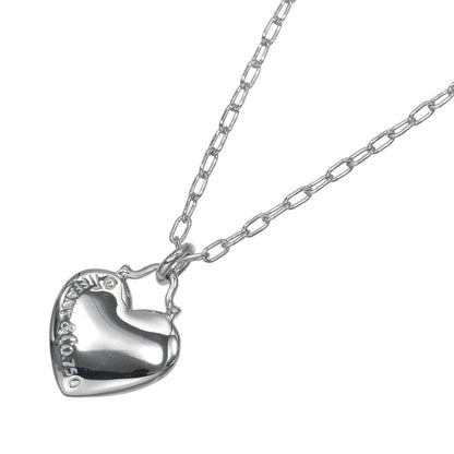 Tiffany & Co Sentimental Heart Gold Diamond Necklace — view 3