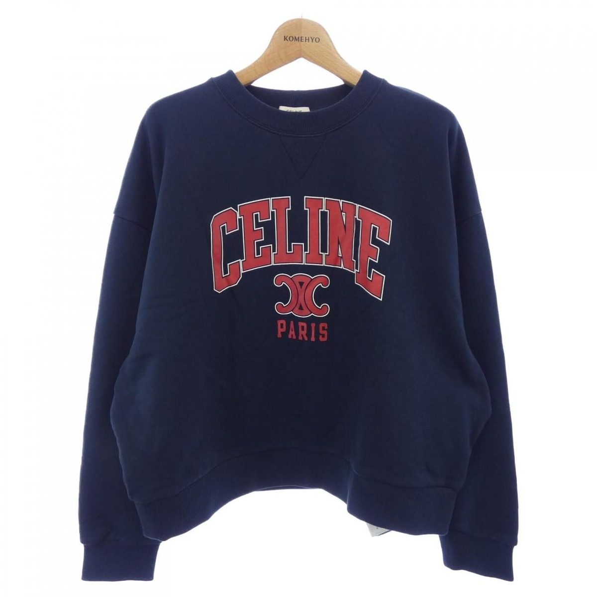Celine Oversize Sweatshirt Navy