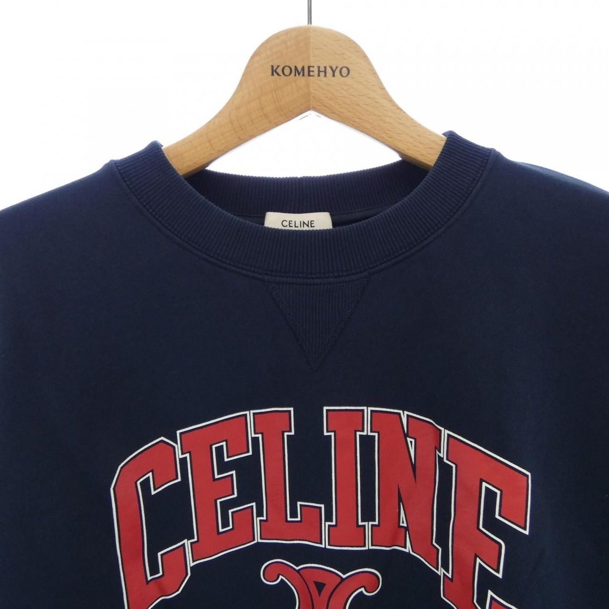 Celine Oversize Sweatshirt Navy — view 5