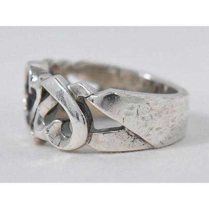Tiffany & Co Triple Loving Heart 925 Ring Size 8 Silver — view 2