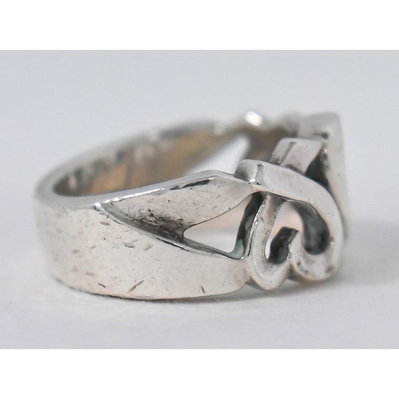 Tiffany & Co Triple Loving Heart 925 Ring Size 8 Silver — view 4